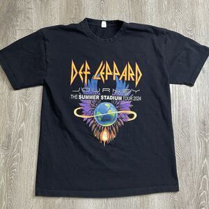Def Leppard & Journey 2024 Stadium Tour Merch T-shirt Large